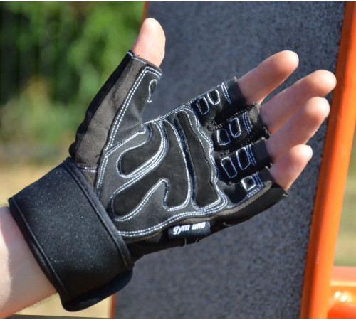 Рукавички для фітнесу Power System PS-2850 Raw Power M, чорно-сірі