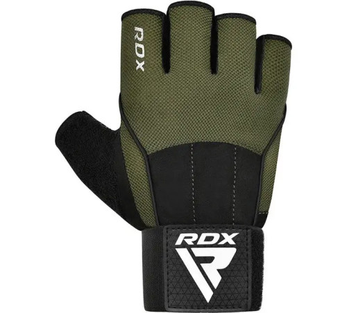 Рукавички для фітнесу RDX W3 розмір M, зелені