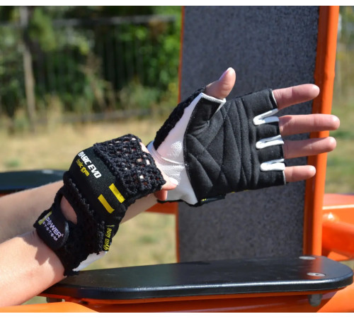 Рукавички для фітнесу Power System PS-2100 Basic EVO XXL, чорно-жовті