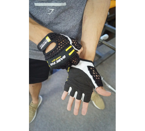 Рукавички для фітнесу Power System PS-2100 Basic EVO XXL, чорно-жовті