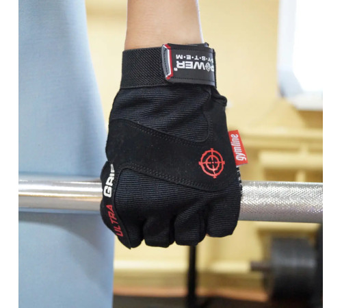 Рукавички для фітнесу Power System PS-2400 Ultra Grip L, чорні