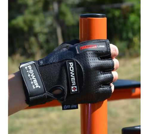 Рукавички для фітнесу Power System PS-2500 Power Plus XL, чорні