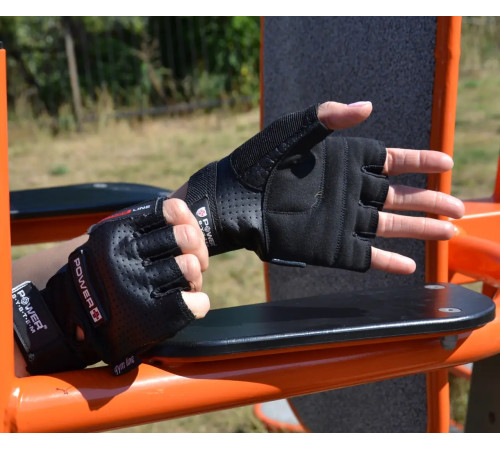 Рукавички для фітнесу Power System PS-2500 Power Plus XL, чорні