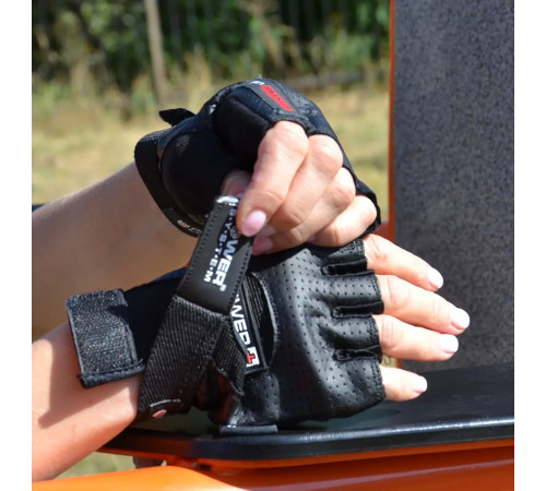 Рукавички для фітнесу Power System PS-2500 Power Plus XXL, чорні