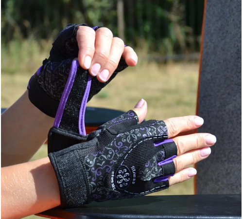 Рукавички для фітнесу жіночі Power System PS-2910 Classy XS, фіолетові