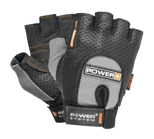 Рукавички для фітнесу Power System PS-2500 Power Plus M, чорно-сірі