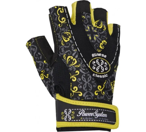 Рукавички для фітнесу жіночі Power System PS-2910 Classy XS, жовті