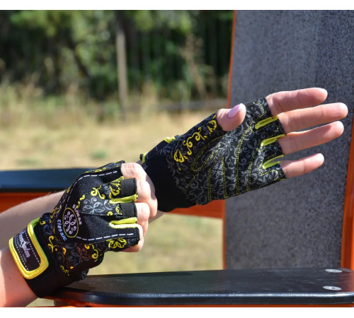 Рукавички для фітнесу жіночі Power System PS-2910 Classy XS, жовті