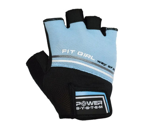 Рукавички для фітнесу жіночі Power System PS-2920 Evo M, блакитні