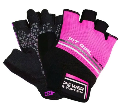 Рукавички для фітнесу жіночі Power System PS-2920 Evo M, рожеві