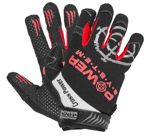 Рукавички для кросфіту Power System PS-2860 L, чорно-червоні