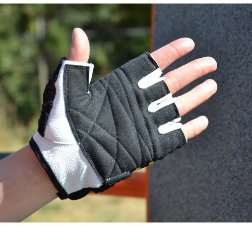 Рукавички для фітнесу Power System PS-2100 Basic EVO XL, чорно-жовті