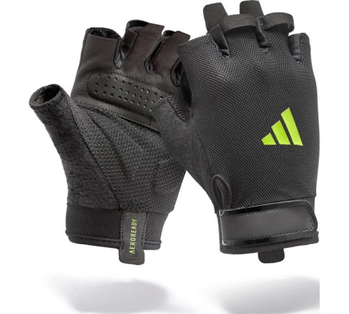 Рукавички для тренінгу Adidas Essential Training Gloves розмір S, чорно-зелені