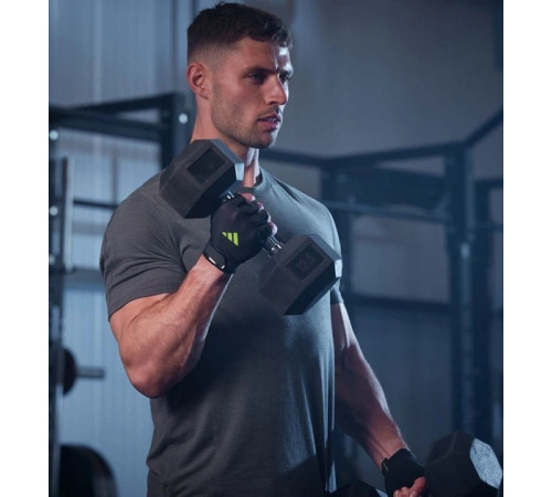Рукавички для тренінгу Adidas Essential Training Gloves розмір S, чорно-зелені