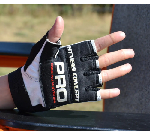 Рукавички для фітнесу Power System PS-2300 Fitness S, чорно-білі