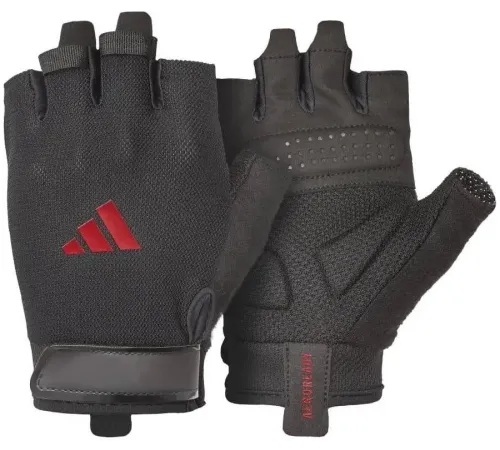 Рукавички для тренінгу Adidas Essential Adjustable Gloves розмір L, чорно-зелені
