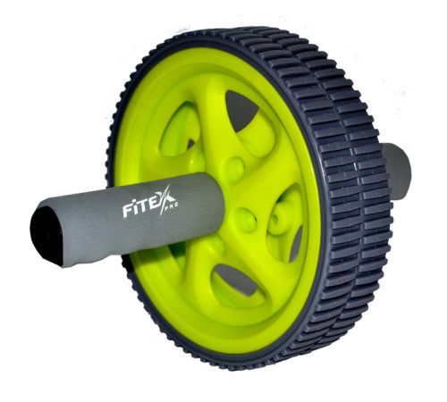 Ролик гімнастичний для тренувань Fitex MD1402 подвійний Ролик гімнастичний для тренувань Fitex MD1402 подвійний