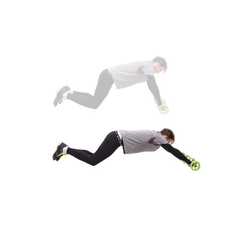 Ролик подвійний inSPORTline AB Roller Double Ролик подвійний inSPORTline AB Roller Double