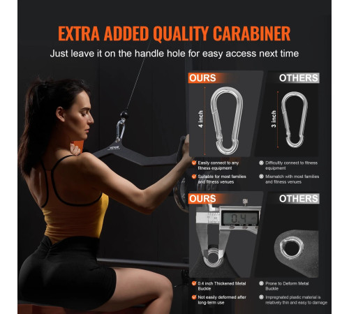 Ручка для верхньої тяги VEVOR TSJC-5#