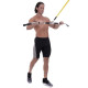 Ручка для верхньої тяги York Fitness 122см вигнута з гумовими рукоятками, хром