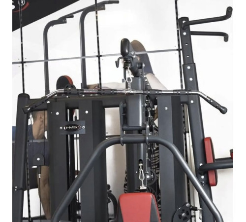 Ручка для верхньої тяги York Fitness 122см вигнута з гумовими рукоятками, хром Ручка для верхньої тяги York Fitness 122см вигнута з гумовими рукоятками, хром