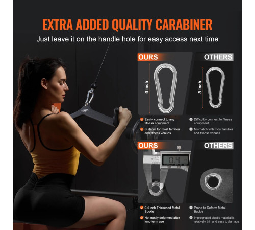 Ручка для верхньої тяги VEVOR TSZW-6#