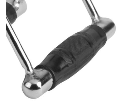 Ручка для тяги York Fitness з паралельним вузьким хватом, хром