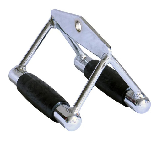 Ручка для тяги York Fitness з паралельним вузьким хватом, хром