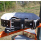 Пояс для бодібілдингу шкіряний Power System PS-3100 - чорний/ розмір XXL