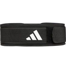 Пояс для важкої атлетики Adidas Essential Weightlifting Belt 62-75 см, чорний XS