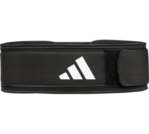 Пояс для важкої атлетики Adidas Essential Weightlifting Belt 62-75 см, чорний XS