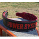 Пояс для бодібілдингу шкіряний Power System PS-3830 - чорно-червоний/ розмір M