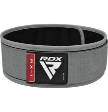 Пояс для бодібілдингу RDX RX1 - сірий/ розмір XL