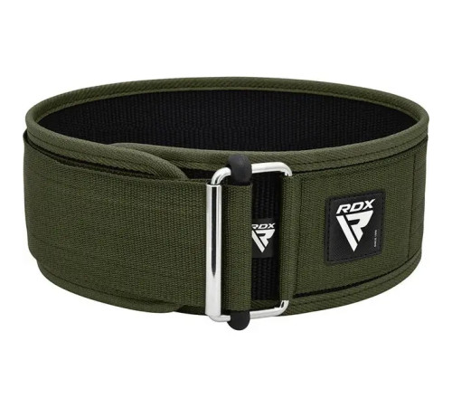 Пояс для бодібілдингу RDX RX1 Weight Lifting Belt - зелений/ розмір L