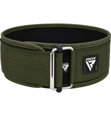 Пояс для бодібілдингу RDX RX1 Weight Lifting Belt - зелений/ розмір S