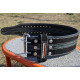 Пояс для пауерліфтингу Power System PS-3800 PowerLifting шкіряний Black/Grey Line XL