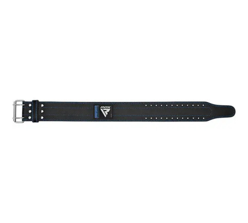 Пояс для пауерліфтингу RDX RD1 шкіряний Blue XL