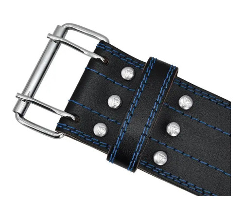 Пояс для пауерліфтингу RDX RD1 шкіряний Blue XL