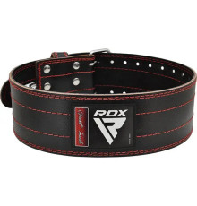 Пояс для пауерліфтингу шкіряний RDX RD1 - червоний/ розмір L