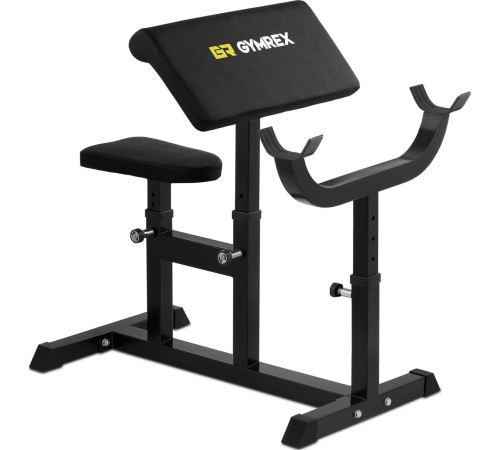 Gymrex Bench Тренажерна лава для вправ на біцепс до 120 кг Gymrex Bench Тренажерна лава для вправ на біцепс до 120 кг