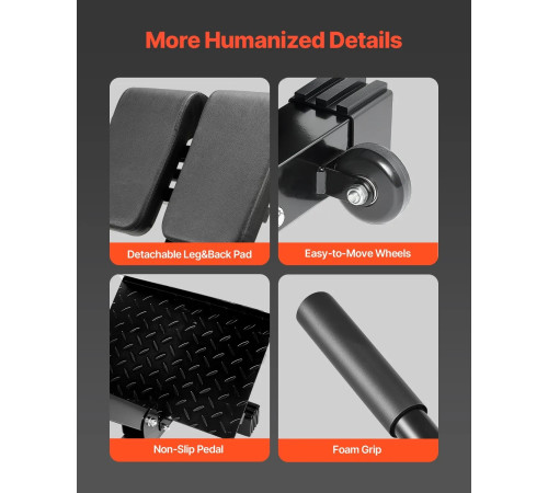 Багатофункціональна лава VEVOR 5030, чорно-червоний