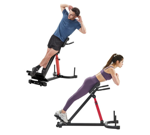 Багатофункціональна лава VEVOR 5030, чорно-червоний