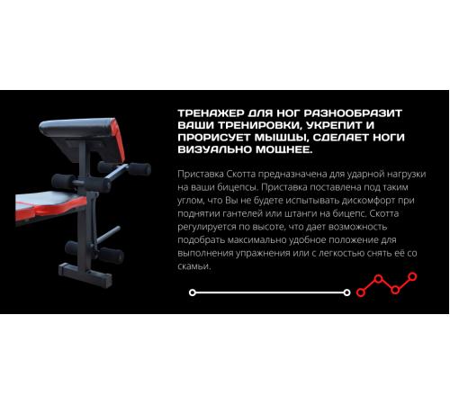 Лава для жиму ReadMeBlack + штанга 75 кг із гантелями 2х20 кг RN-Sport