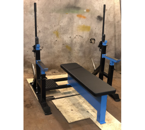 Горизонтальна лава для жиму з механічними домкратами (Трансформер змагальний)