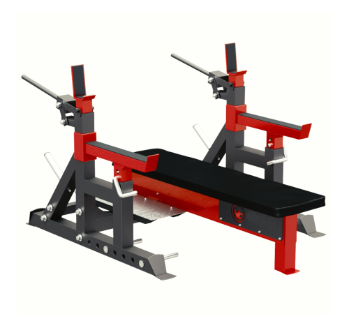 Горизонтальна лава для жиму з механічними домкратами (Трансформер змагальний)