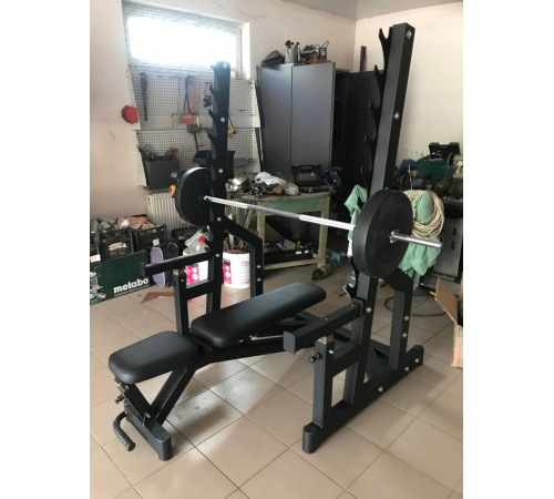 Лава для жиму професійна RN-Sport black rock - чорна