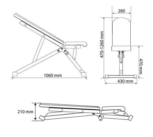 Лава багатофункціональна K-Sport KSSL069 зі стійками