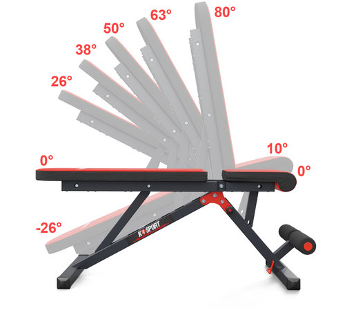 Лава багатофункціональна K-Sport KSSL069 зі стійками