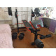 Лава для жиму RN-Sport ReadMeBlack + 4 грифи, 100 кг дисків