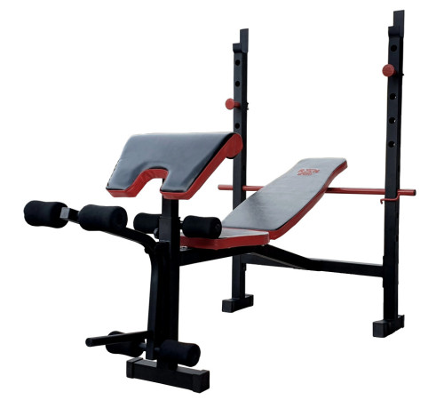 Лава для жиму RN-Sport ReadMeBlack + 4 грифи, 100 кг дисків